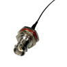 Pigtail MHF4 - BNC socket RF1.13 10cm