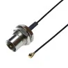 Pigtail MHF4 female plug FME plug 0.81mm 20cm