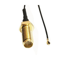 Pigtail MHF4 female plug - SMA socket RF0.81 10cm