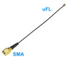 Pigtail MHF4 female plug SMA plug 0.81mm 1m