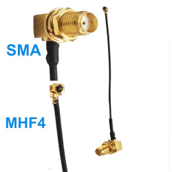 Pigtail MHF4 female plug SMA socket 0.81 5cm