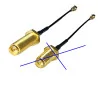 Pigtail MHF4 - priză SMA RP RF0.81 5cm LUNGIME