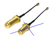 Pigtail MHF4 - SMA RP socket RF0.81 15cm LONG