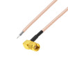 Pigtail SMA RP plug ANGLED 10cm RG178 FOR SOLDERING