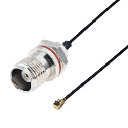 Pigtail UFL female plug TNC socket 20cm V1