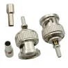 BNC plug connector for RG174 cable crimped HQ