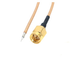 Pigtail SMA plug 10cm RG178 - FOR SOLDERING