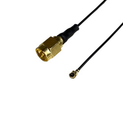 Pigtail uFL female plug SMA plug 1.13mm 10cm