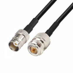 BNC - gn / N - gn anténní kabel LMR240 2m