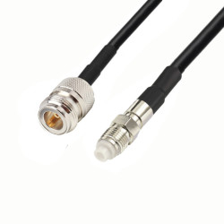 Antenna cable FME - gn / N - gn LMR240 1m