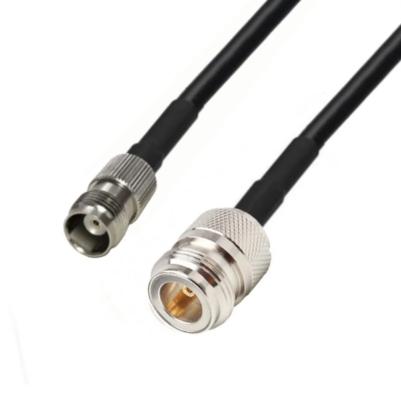 Kabel antenowy N - gn / TNC - gn LMR240 1m