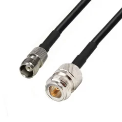 Kabel antenowy N - gn / TNC - gn LMR240 2m