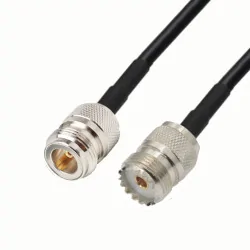 Antenna cable N - gn / UHF - gn LMR240 10m