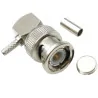 Conector BNC pe cablu RG174, sertizat, ANGLE