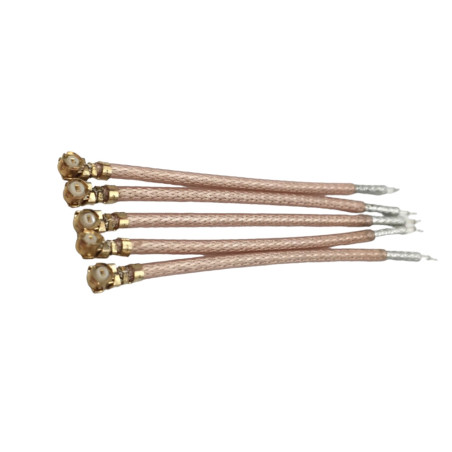 Pigtail uFL wtyk kabel do lutowania 5cm RG178