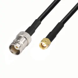 Antenna cable BNC socket / SMA plug H155 10m