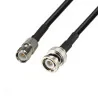 Kabel antenowy BNC wtyk / TNC RP gniazo H155 1m