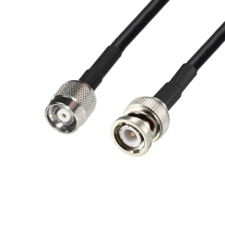 Antenna cable BNC plug / TNC RP plug H155 2m