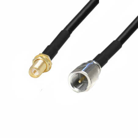 Anténní kabel FME vidlice / SMA RP zásuvky H155 1m