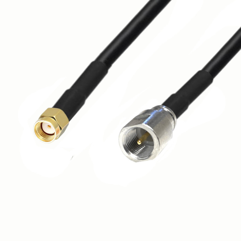 Antenna cable FME plug / SMA RP plug H155 1m