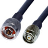 Antenna cable N plug / RP TNC plug H155 1m