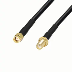 Kabel antenowy SMA gniazdo / SMA-RP wtyk H155 4m