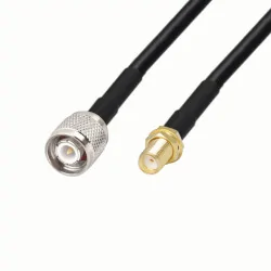 Antenna cable SMA socket / TNC plug H155 15m