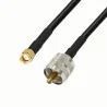 Kabel antenowy SMA wtyk / UHF wtyk H155 1m