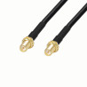 Antenna cable SMA-RP female / SMA-RP female H155 1m