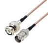Pigtail BNC socket / BNC plug RG316 50cm