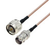 Pigtail BNC socket / N plug RG316 2m