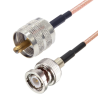 Pigtail BNC plug / UHF plug RG316 5m