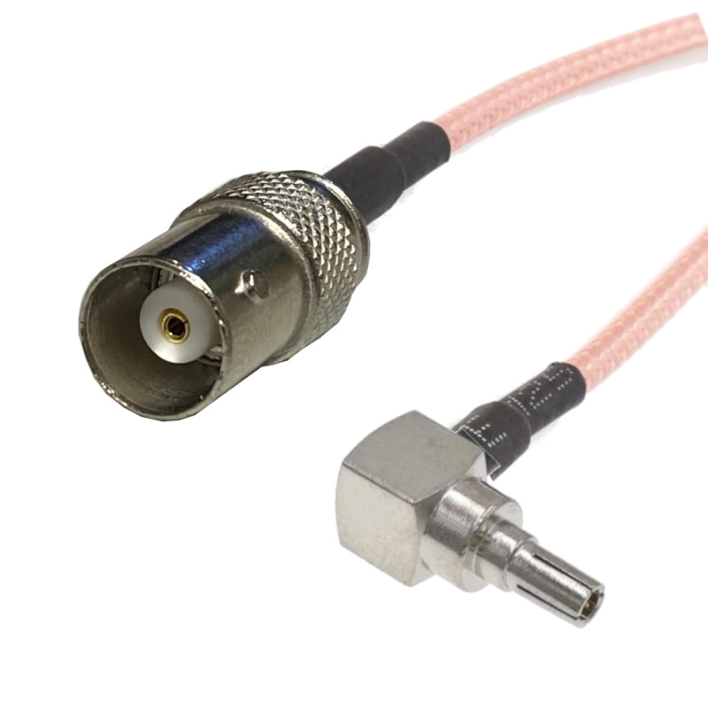Pigtail CRC9 plug / BNC socket RG316 15cm