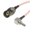 Pigtail CRC9 plug / BNC socket RG316 15cm