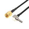 Pigtail CRC9 plug / SMA plug 15cm RG174