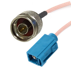 Pigtail N plug / FAKRA socket RG316 3m
