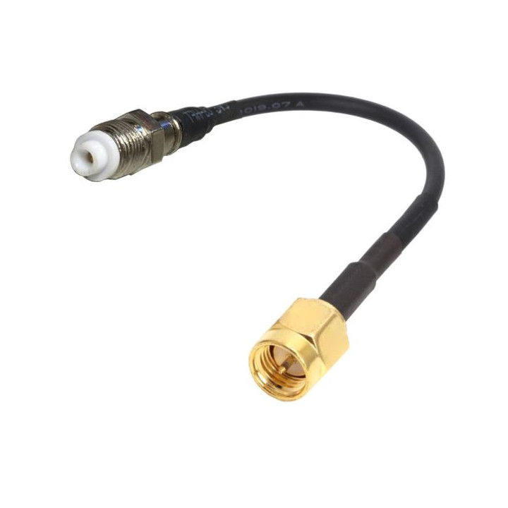 Pigtail FME gniazdo / SMA wtyk 2m