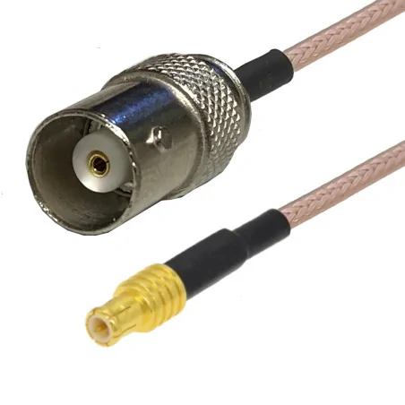 Plug coadă MCX - mufă BNC RG316 1m v2