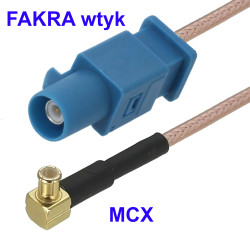 Pigtail MCX - FAKRA wtyk RG316 4m