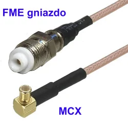 Pigtail MCX - FME socket RG316 20cm