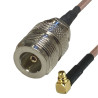 Pigtail MMCX - N socket RG316 20cm