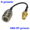Pigtail N socket / SMA-RP socket 20cm