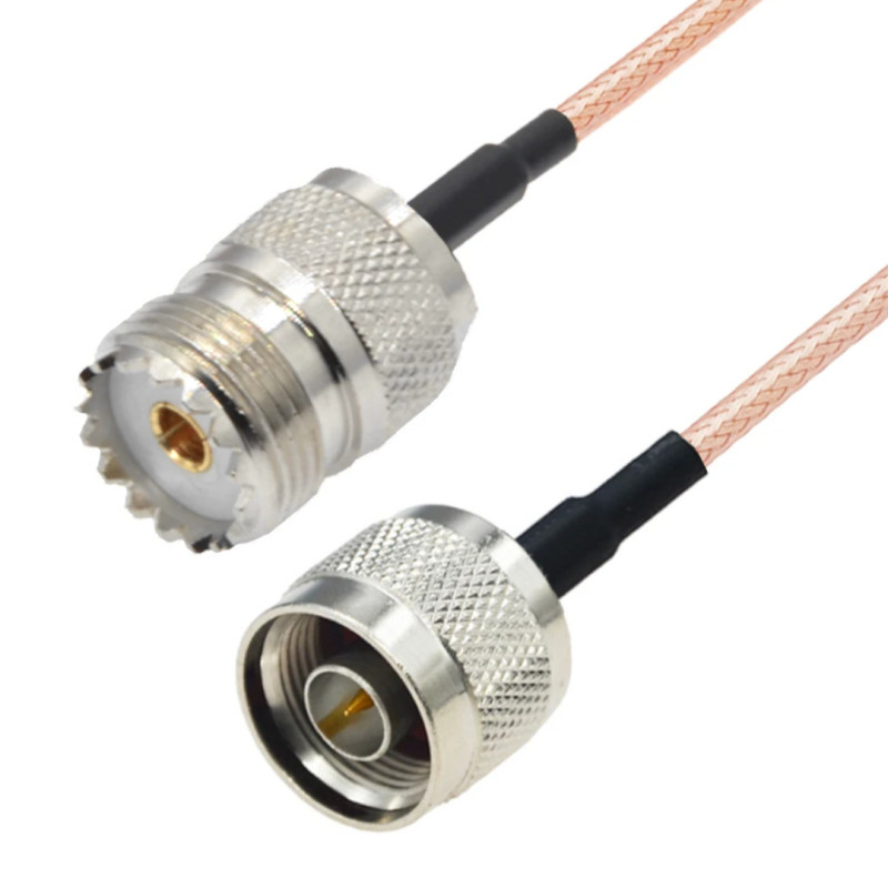 Pigtail N plug / UHF socket RG316 50cm