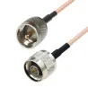 Pigtail N wtyk / UHF wtyk RG316 1m 