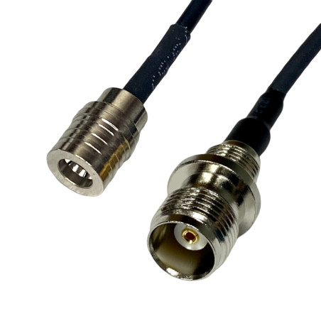 Pigtail QMA plug/TNC socket 20m RG174