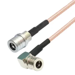 Pigtail QMA plug ANGLE / QMA plug RG316 50cm