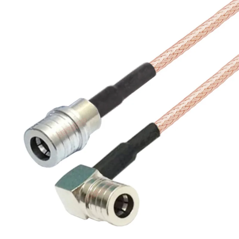 Pigtail QMA plug ANGLE / QMA plug RG316 50cm