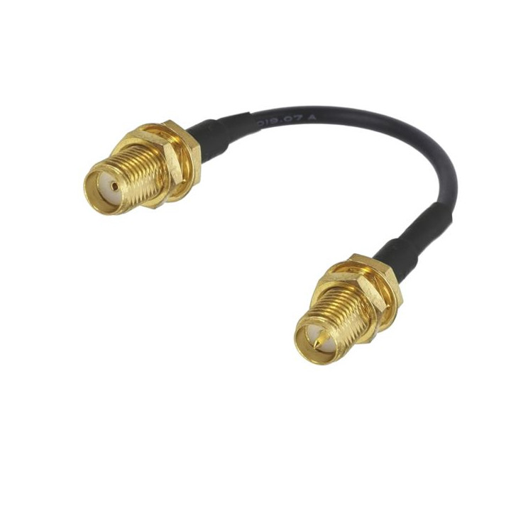 Pigtail SMA gniazdo / SMA-RP gniazdo RG174 - 50cm