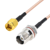 Pigtail SMA plug / TNC socket RG316 20cm