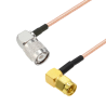 Antenna cable SMA plug / TNC plug RG316 1m V2